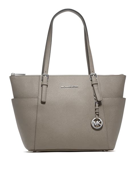 amazon black and grey jet set michael kors tote